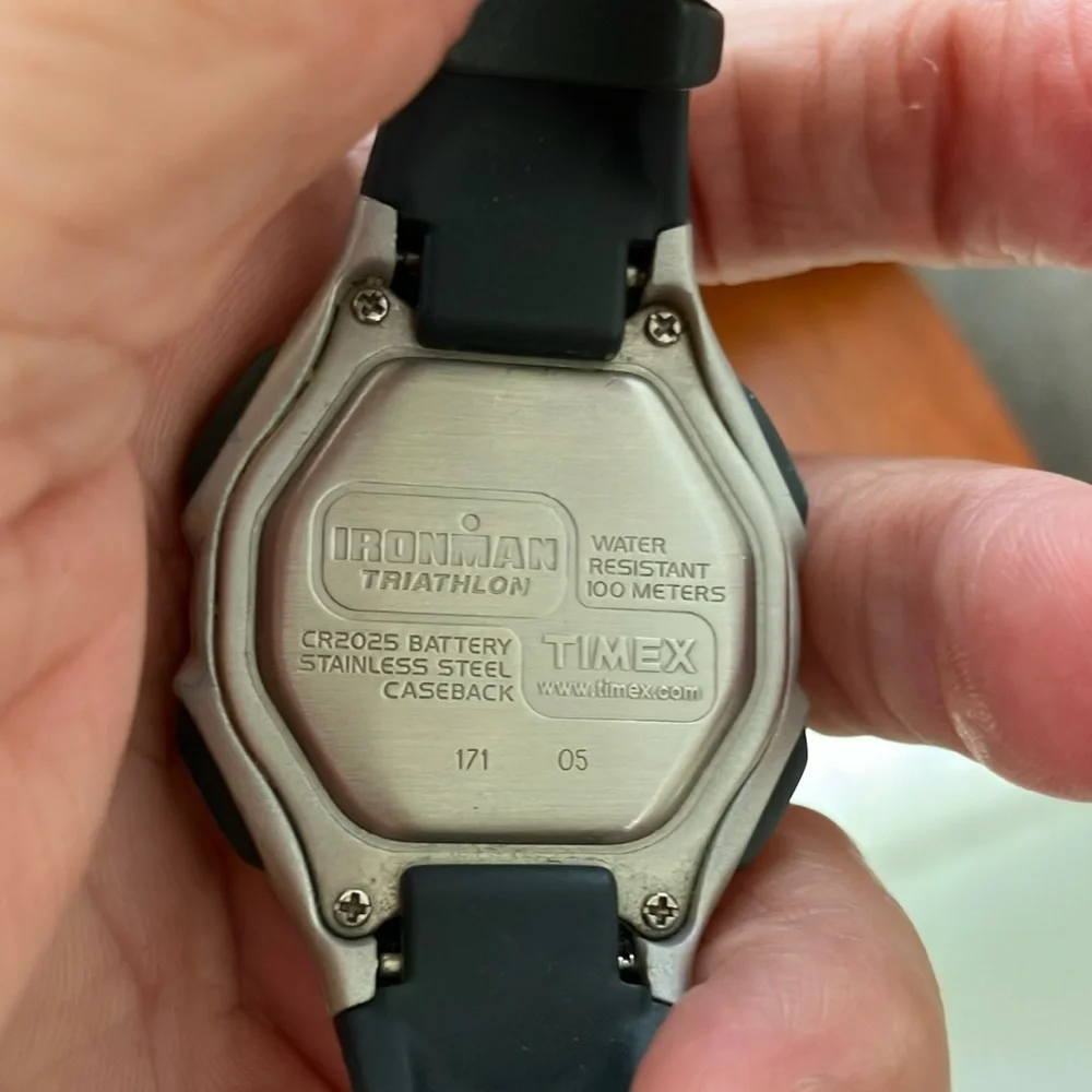 TIMEX IRONMAN WATCH UNISEX 34MM CASE CRONOGRAPH 3ALARM TIMER DIGITAL WR 100meter